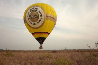 Der Heißluftballon Warsteiner des Bitterfelder Vereins für Luftfahrt e.V.